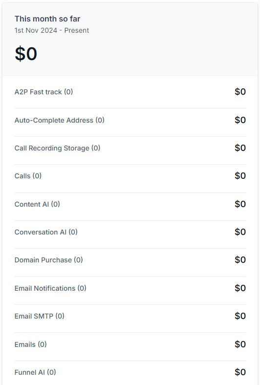 Close up screenshot of the top of "This month so far" from the Wallet Transactions Summary settings.